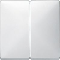 Лицевая панель Schneider Electric Merten Antique для 2-кл. выключателя белый картинка